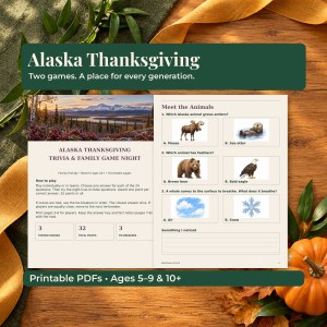 Alaska Thanksgiving Family Trivia product preview